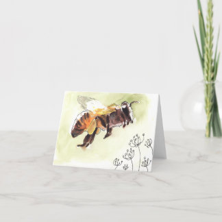 Honigbienen-Gruß-Karte Karte