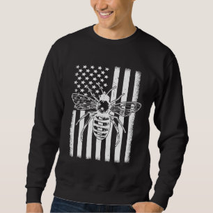 Honigbienen-Honigwabenkraut-Bienenzüchter Sweatshirt