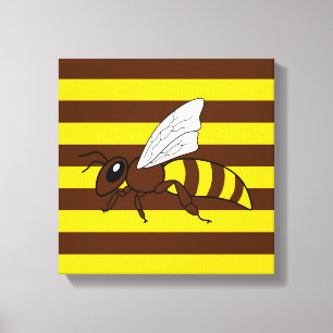 Honigbienen-Leinwand-Druck Leinwanddruck