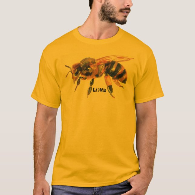Honigbienen-Liebe T-Shirt (Vorderseite)