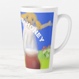 Honigbienen Milchtasse