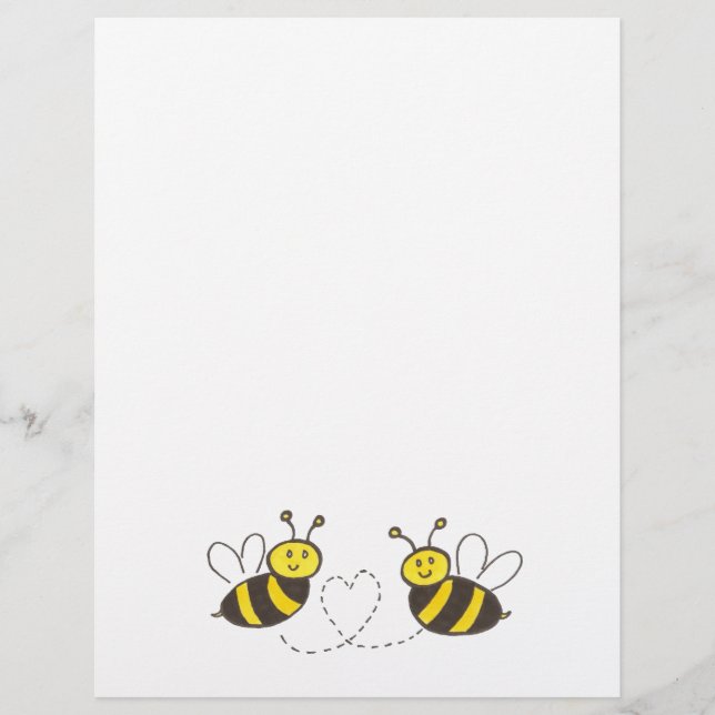 Honigbienen mit Herz Flyer (Vorne)