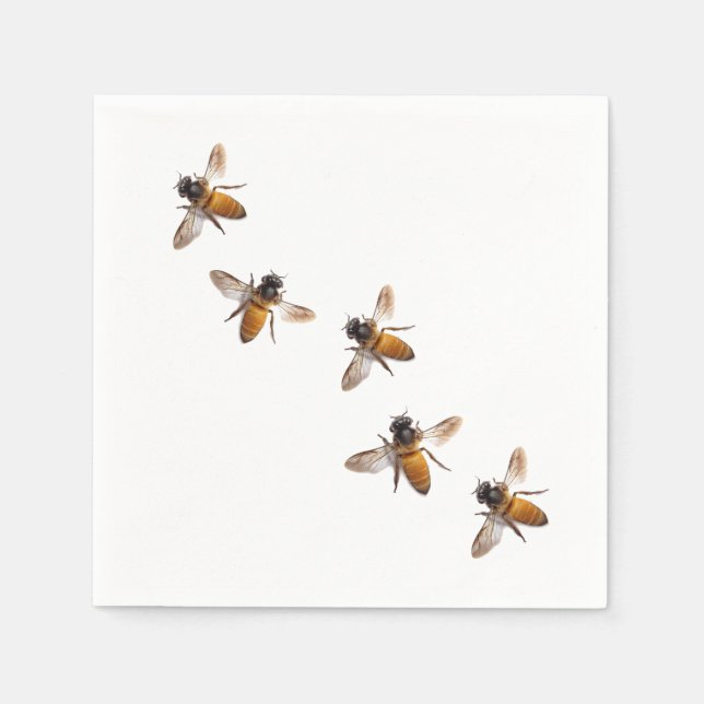 Honigbienen Serviette (Vorderseite)