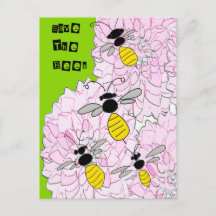 Honigbienen über Pink Dahlias