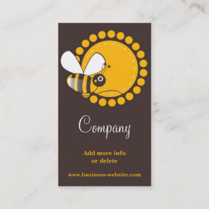 Honigbienen-Visitenkarte Visitenkarte