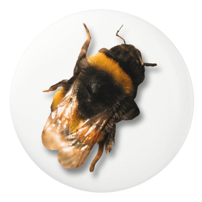 Honigbienengriff Keramikknauf (Vorderseite)