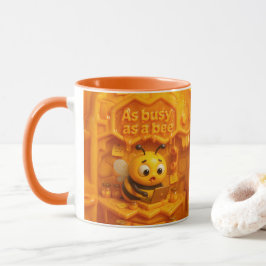 Honigbüro-Hektik – so fleißig wie eine Biene Tasse