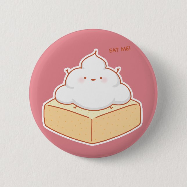 Honigbutterbrot Button (Vorderseite)