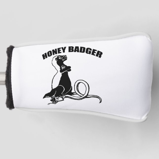 Honigdachs Golf Headcover (Vorderseite)