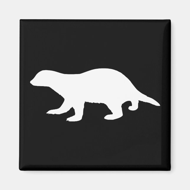 Honigdachs Magnet (Vorne)