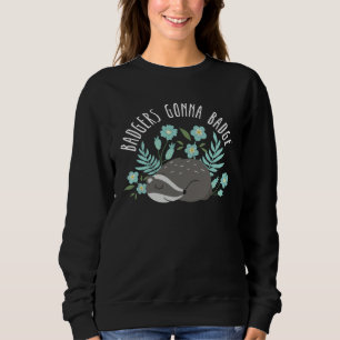 Honigdachs Wildtier Tier Ratel 11 Sweatshirt
