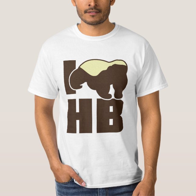 Honigdachsweiß der Liebe I T-Shirt (Vorderseite)