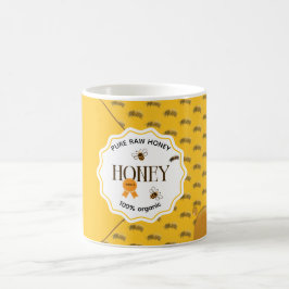 Honigglas Honigbiene Honigwabe Biene Imkerei Kaffeetasse