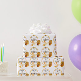 Honigglas Honigbiene Waben Biene Imkerei Geschenkpapier
