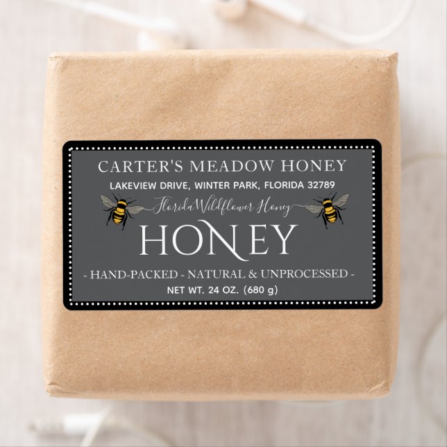 Honigklasse | Klassische Runde Aufkleber (Insitu)