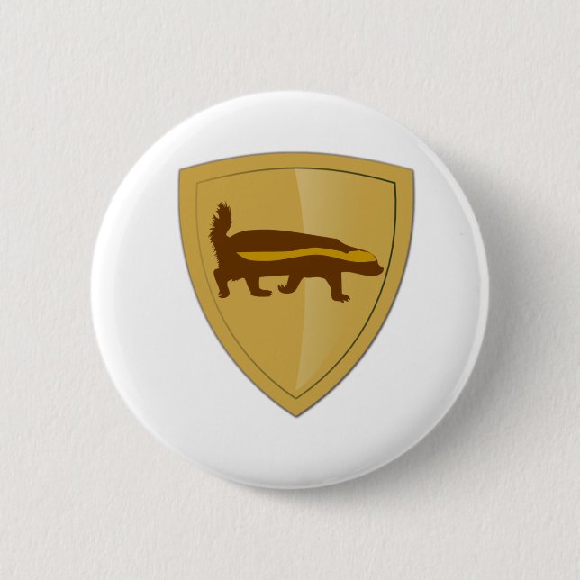 Honigschild und Wappen Button (Vorderseite)