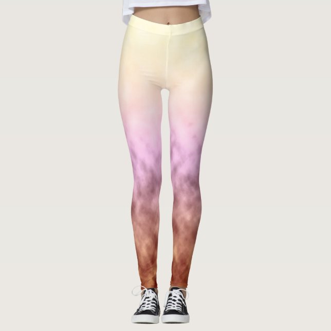Honigsüßer Rosenfall Leggings (Vorderseite)