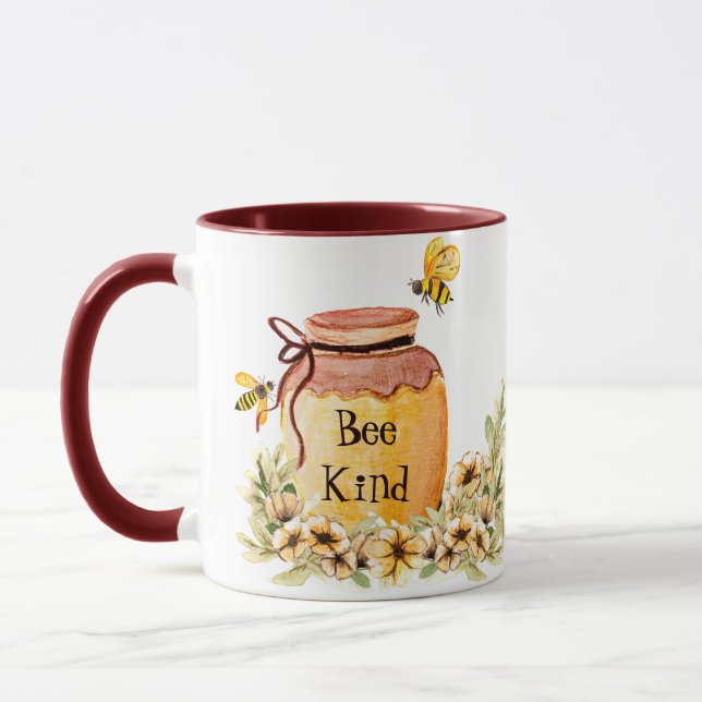 Honigtopf der Bienenart Tasse (Links)