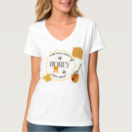 Honigtopf Honigbiene Honigwabe Biene Imkerei T-Shirt