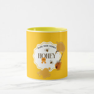 Honigtopf Honigbiene Honigwabe Biene Imkerei Tasse