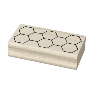 Honigwabe Gummistempel