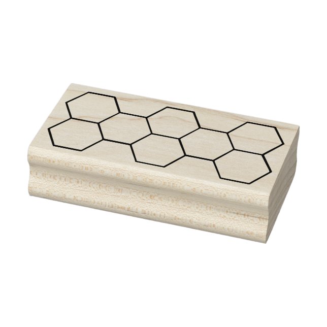 Honigwabe Gummistempel (Stempel)
