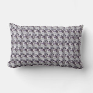 Honigwabe   Strickte Honeycomb Zickzack Violet 3 Lendenkissen