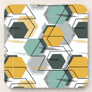Honigwaben Abstraktes geometrisches Muster.1 Getränkeuntersetzer