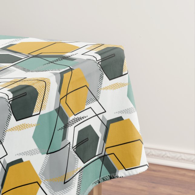 Honigwaben Abstraktes geometrisches Muster.1 Tischdecke (Beispiel)