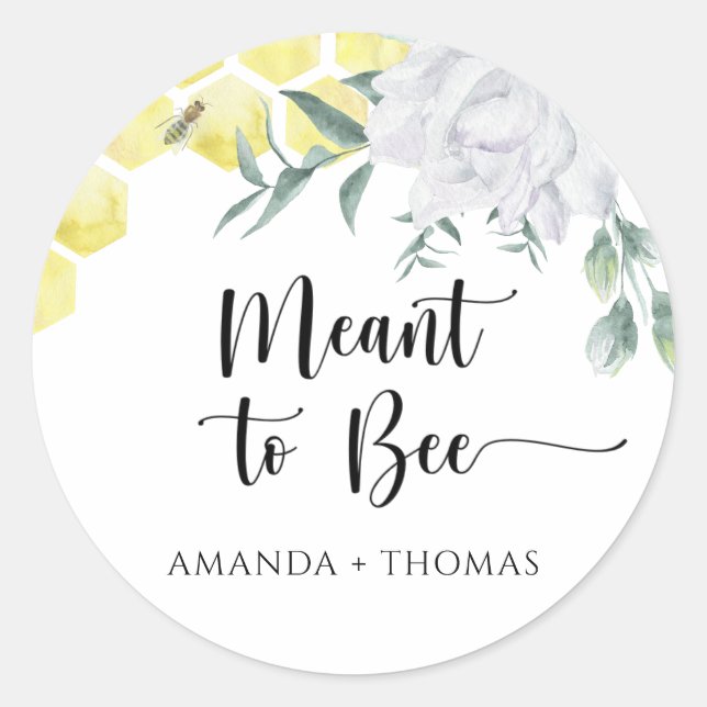 Honigwaben - Bienenbereitschaft Runder Aufkleber (Vorderseite)