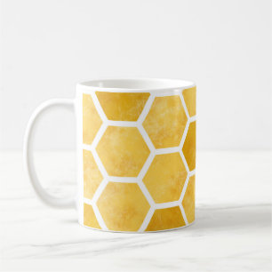 Honigwabengelbe Tasse