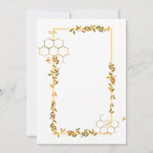 Honigwabenpapier und Gerahmtes Bienenpapier