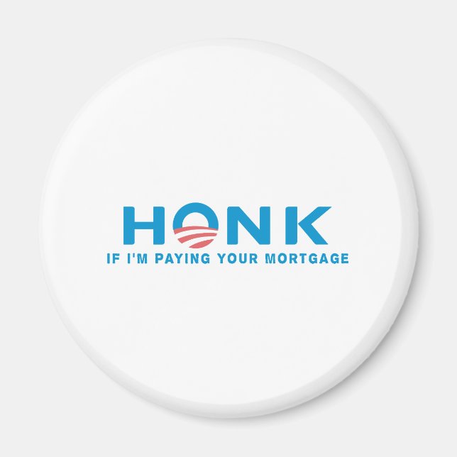 Honk Anti Obama Magnet (Vorne)