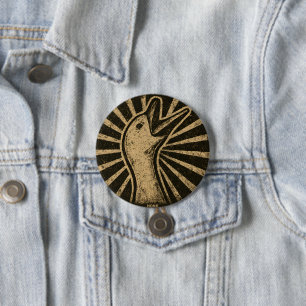 Honk Goose Funny Duck Chicken Meme Button