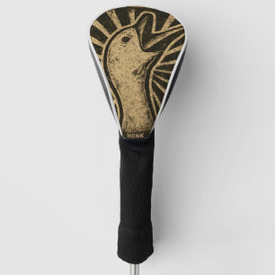 Honk Goose Funny Duck Chicken Meme Golf Headcover