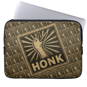 Honk Goose Funny Duck Chicken Meme Laptopschutzhülle