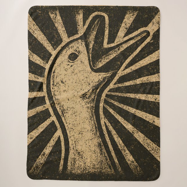 Honk Goose Funny Duck Chicken Meme Sherpadecke (Vorderseite)