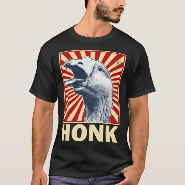 Honk  Goose Game Animal Meme Goose T-Shirt (Vorderseite)