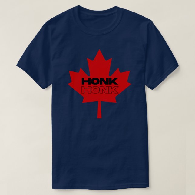Honk Honk Canadian Trucker Freedom Convoy 2022  T-Shirt (Design vorne)