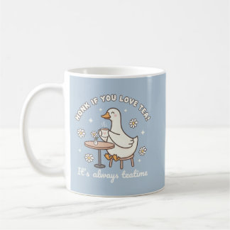 Honk If You Love Tea Cute Goose Mug Kaffeetasse