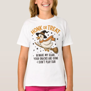 Honk or Treat Lustiges Halloween-Gans T-Shirt