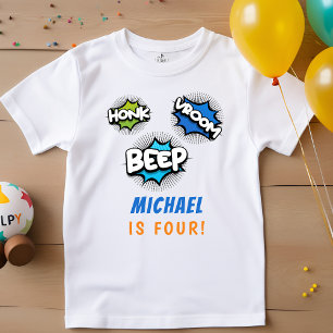 Honk Piep Monster Trucks Junge Geburtstag Kleinkind T-shirt