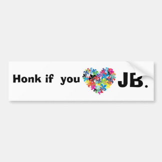 Honk wenn Sie jb <3 Autoaufkleber