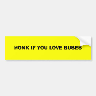 HONK WENN SIE LIEBE-BUSSE AUTOAUFKLEBER