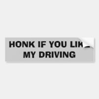 HonK, wenn Sie mein Fahren mögen