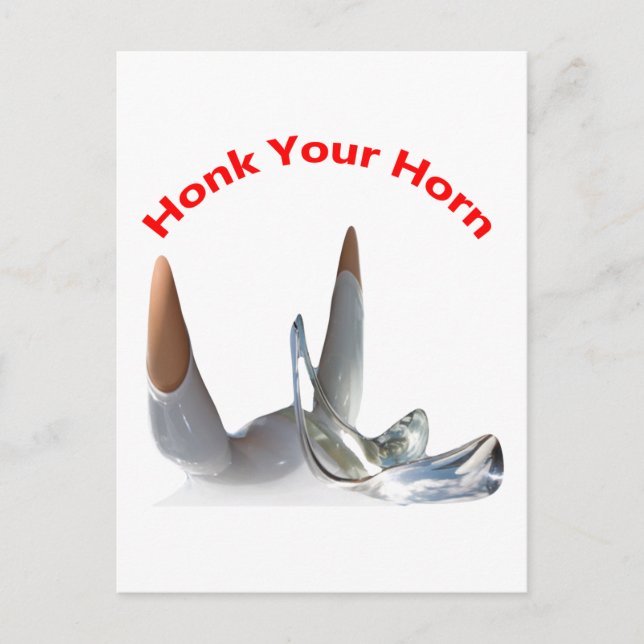 Honk Your Horn Postkarte (Vorderseite)
