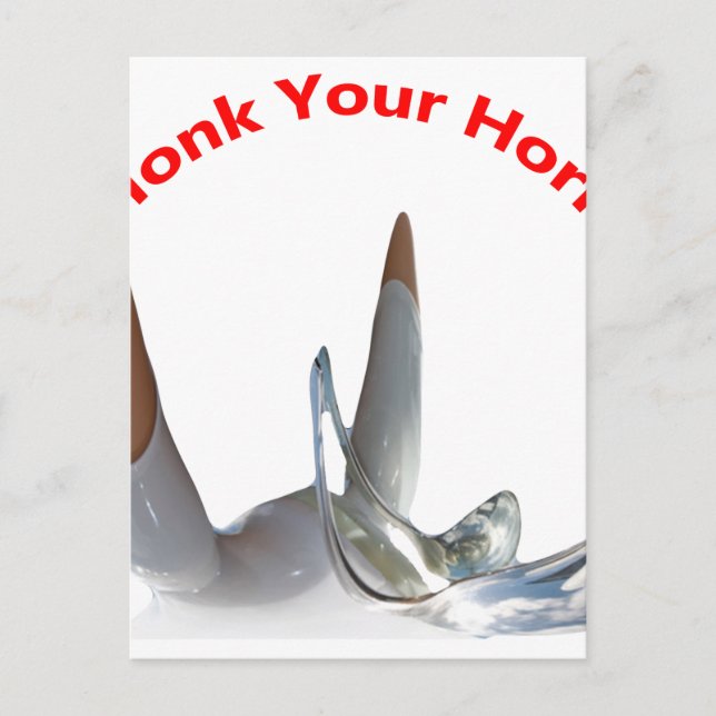 Honk Your Horn Postkarte (Vorderseite)