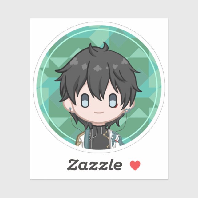 Honkai Star Rail Chibi Dan Heng Aufkleber (Blatt)