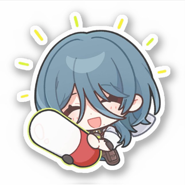 Honkai Star Rail Chibi Natasha Sticker (Vorderseite)