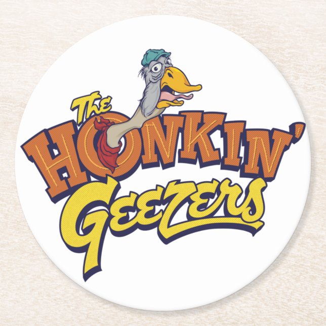 Honkin' Geezers Bar Untersetzer (Vorderseite)